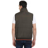 t-base olive sleeveless padded jacket