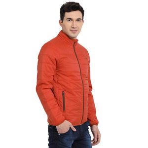 t-base rust solid padded jacket