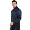 t-base navy solid padded jacket