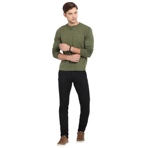 t-base men's black tapered fit chinos