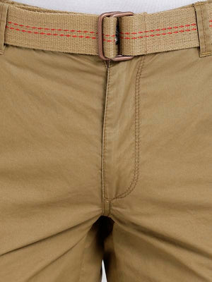 t-base men's khaki solid cargo pants
