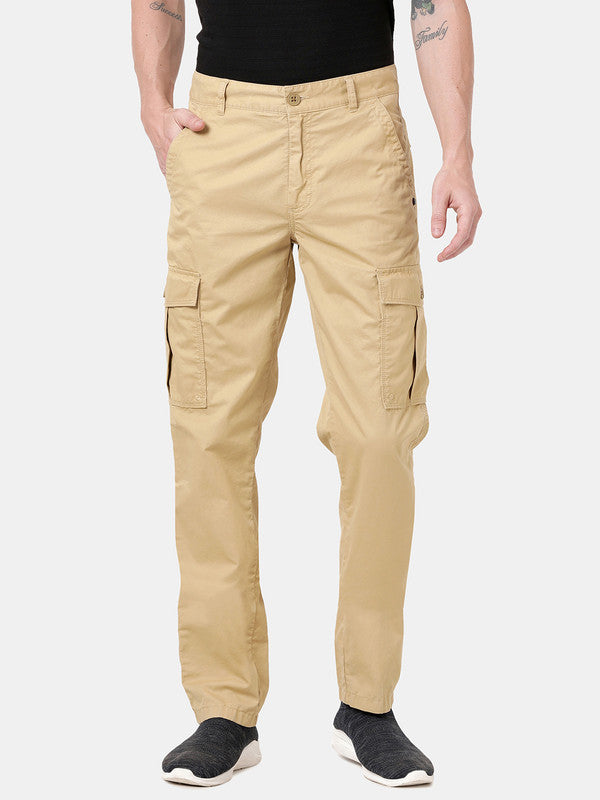 Praire Sand Solid Cargo Pants