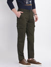Deep Forest Solid Cargo Pants