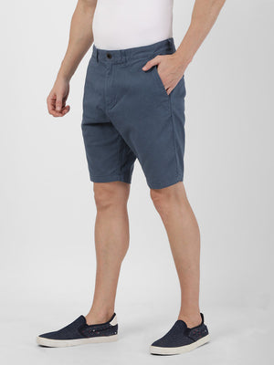 t-base stellar blue peached twill lycra chino shorts