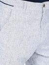t-base Men British Navy Cotton Linen Striper Chino Shorts